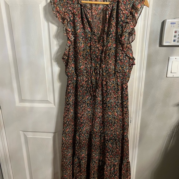Free People Multicolor Floral Maxi Dress - Picture 3 of 3